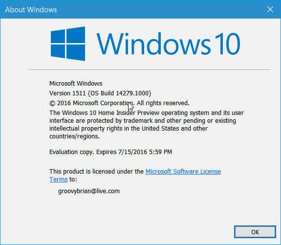 Windows 10 Redstone Build 14279 lansat către persoanele aflate în rezervă, Iată ce este nou