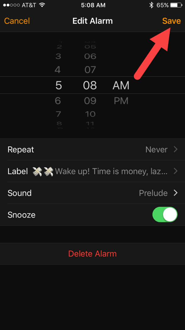 Cum să setați etichetele de alarmă pentru iPhone și să dezactivați butonul Snooze