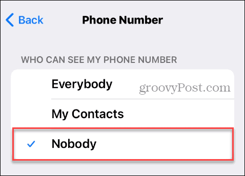 Nimeni nu poate vedea numărul de telefon în Telegram pe iPhone
