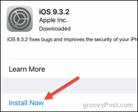 apple ios 9.3.2 instalați