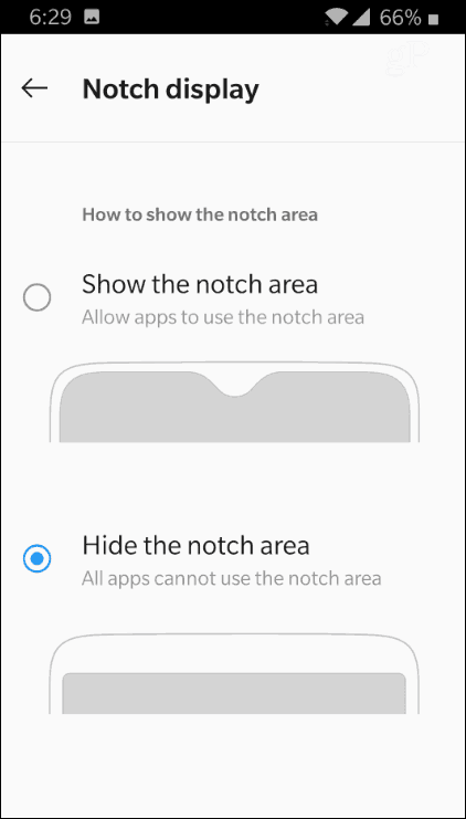 Ecran OnePlus Notch