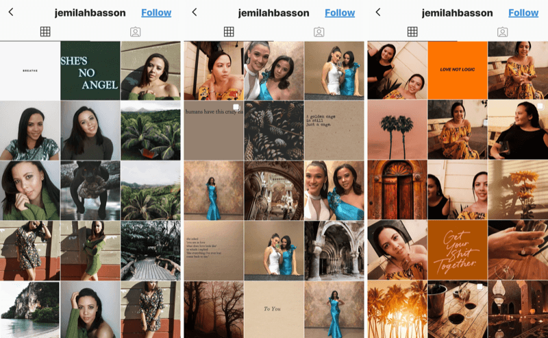 Profil de afaceri Instagram pentru Jemilah Basson