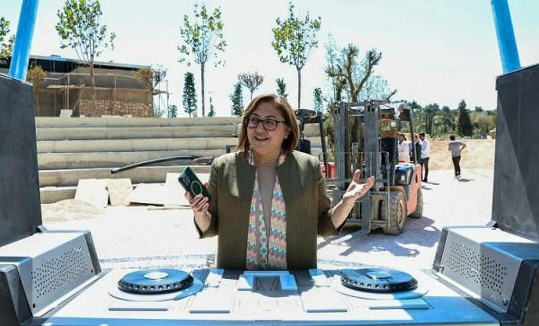 Fatma Şahin a anunţat astfel noul Festival Park de la Gaziantep: „Dacă vrei, îl poţi proiecta singur...”