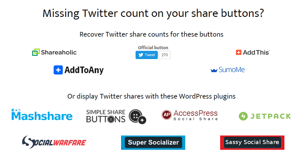 aplicația newsharecounts