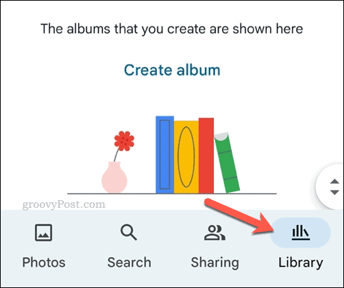 Deschideți biblioteca în Google Foto