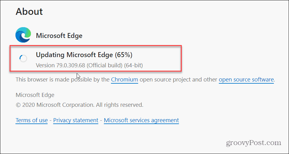 Actualizează Edge