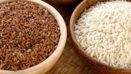 Este orez alb mai sănătos sau orez brun?