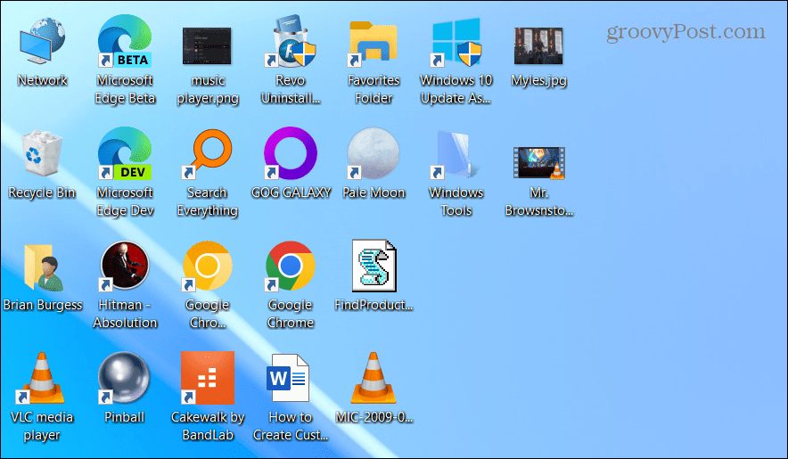 restaurați pictogramele de pe desktop pe Windows