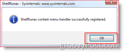 Cum să adăugați RunAs în meniul contextual Explorer din Vista și Server 2008