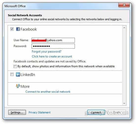 Outlook pentru rețelele sociale 4