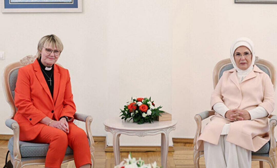 Felicitări lui Emine Erdoğan de la Birgitta Ed, soția premierului suedez Ulf Kristersson!