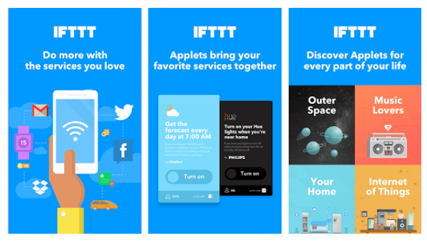 Noile applet-uri IFTTT reunesc serviciile preferate pentru a crea noi experiențe.