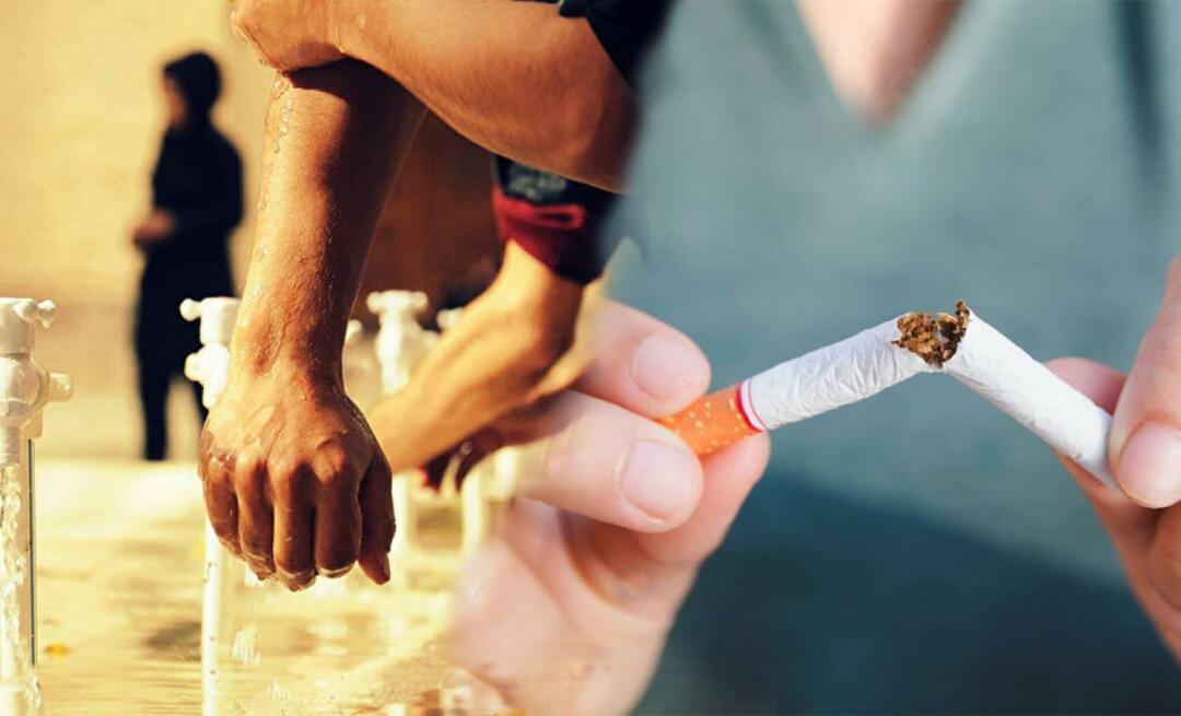 Se rupe abluția dacă fumezi? Fumatul rupe wudu?