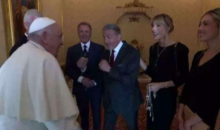 Dialog interesant între Sylvester Stallone și Papa Francisc