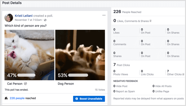 Cum să rulați sondaje Facebook cu GIF-uri animate: Social Media Examiner