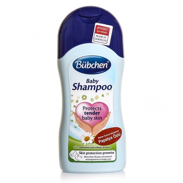 Revizuirea produsului de șampon pentru copii Bübchen