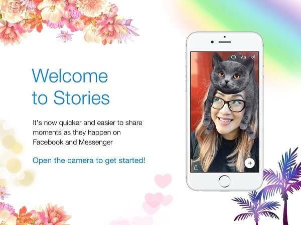 Facebook a îmbinat Messenger Day cu Facebook Stories și a lansat-o ca o experiență numită pur și simplu Stories.