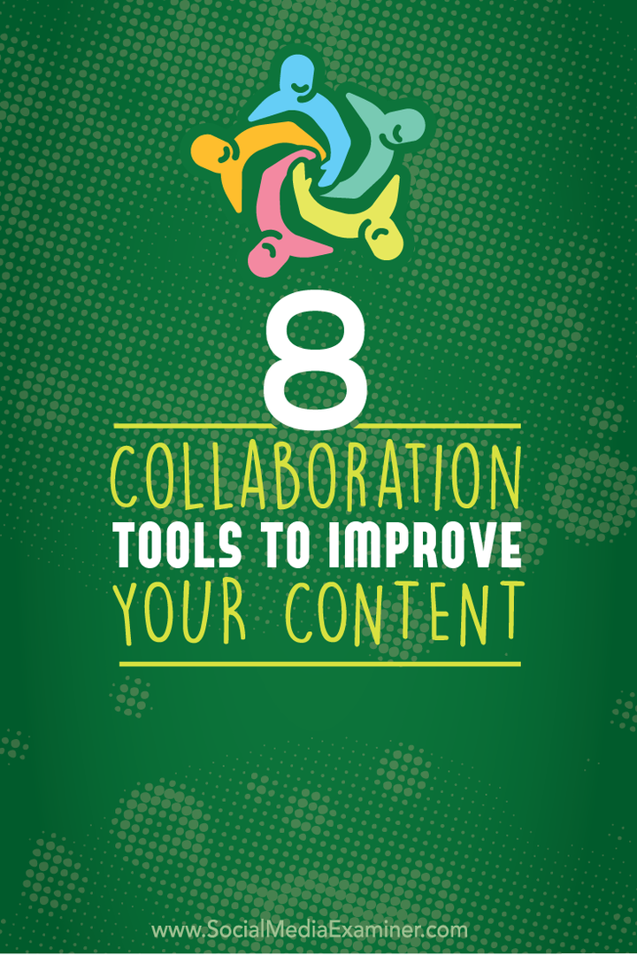 instrumente de colaborare pentru îmbunătățirea conținutului