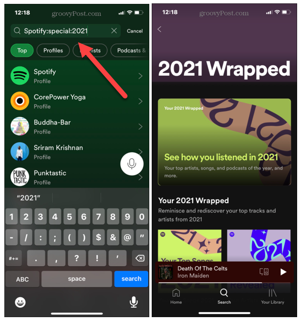 Căutați Spotify Wrapped