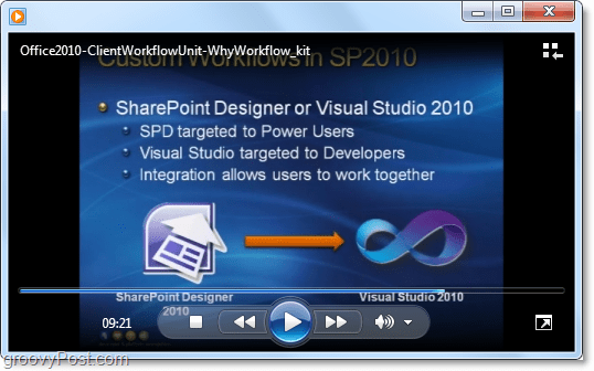Videoclip tutorial ClientWorkFlow pe dezvoltarea Microsoft Office / sharepoint 2010