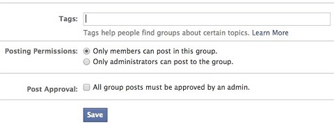 permisiuni de grup facebook