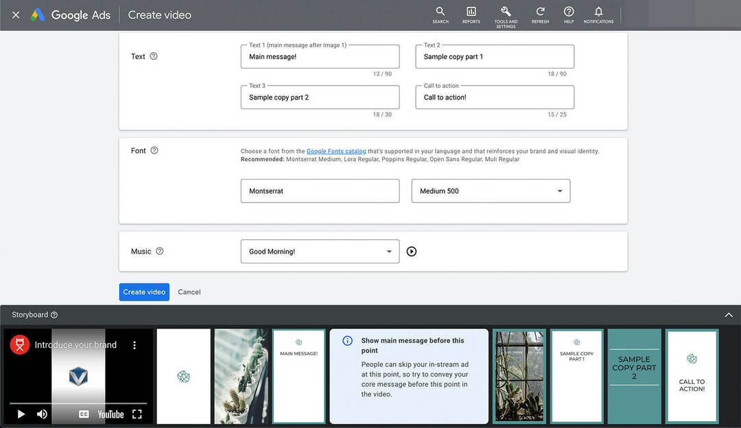 how-to-introduce-your-brand-using-youtube-vertical-video-ads-using-google-ads-asset-library-templates-lines-of-copy-main-message-call-to-action-cta- pistă-audio-creare-exemplu-5