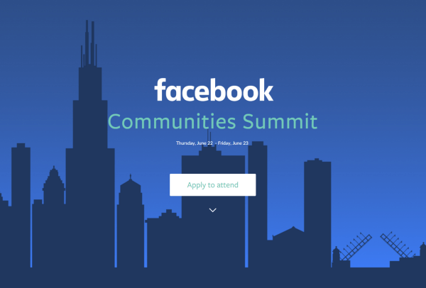 Facebook va găzdui primul Summit al Comunităților Facebook din 22 și 23 iunie la Chicago.