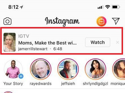 Instagram adaugă notificări pentru videoclipurile IGTV.