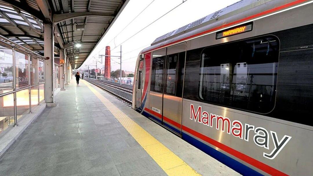 Detalii despre vremurile călătoriilor din Marmaray
