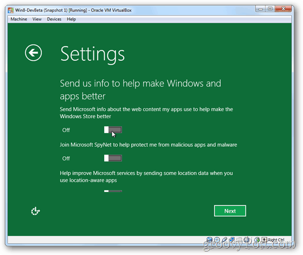 Cum se instalează Windows 8 pe Virtualbox