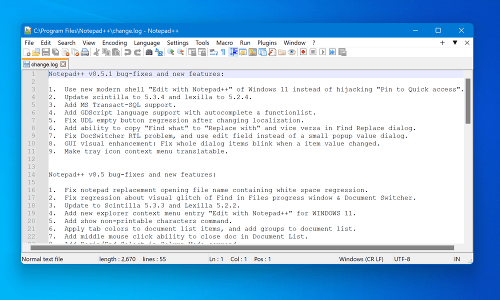 Cum să faci Notepad ++ editorul de text implicit în Windows 11