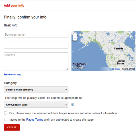 Pagini Google+ - Locații și companii locale