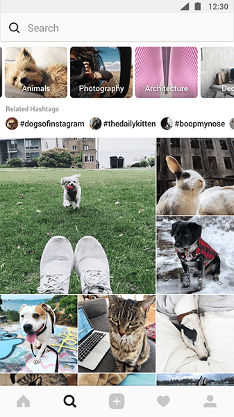 Instagram testează o filă Explorare reproiectată, care va face mai ușoară descoperirea lucrurilor interesate de utilizatori și organizarea conținutului sugerat în canale tematice relevante.