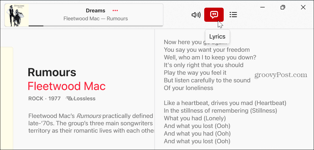Vezi versurile pe Apple Music
