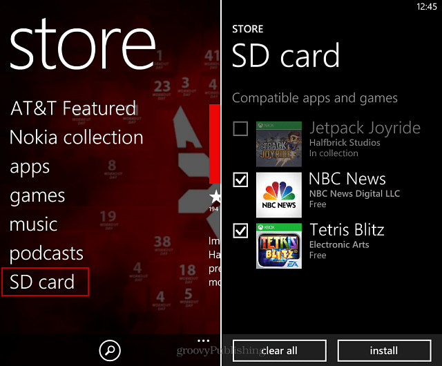 Cum să reîncărcați aplicațiile de pe cardul SD pe Windows Phone 8