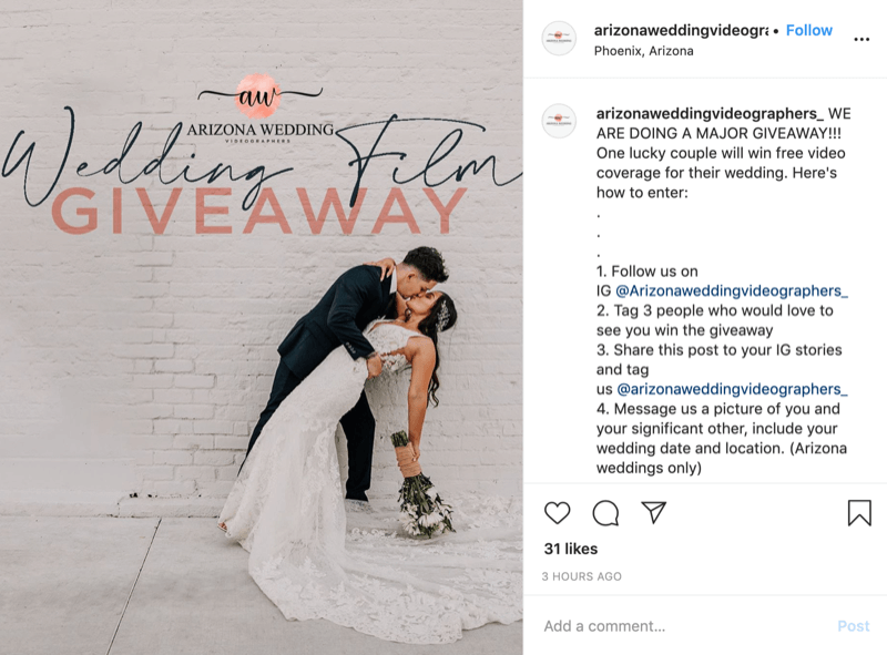 Cum să organizezi un concurs sau un cadou de succes Instagram: Social Media Examiner