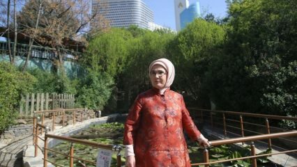 Prima Doamnă Nezahat Gökyiğit la Grădina Botanică!