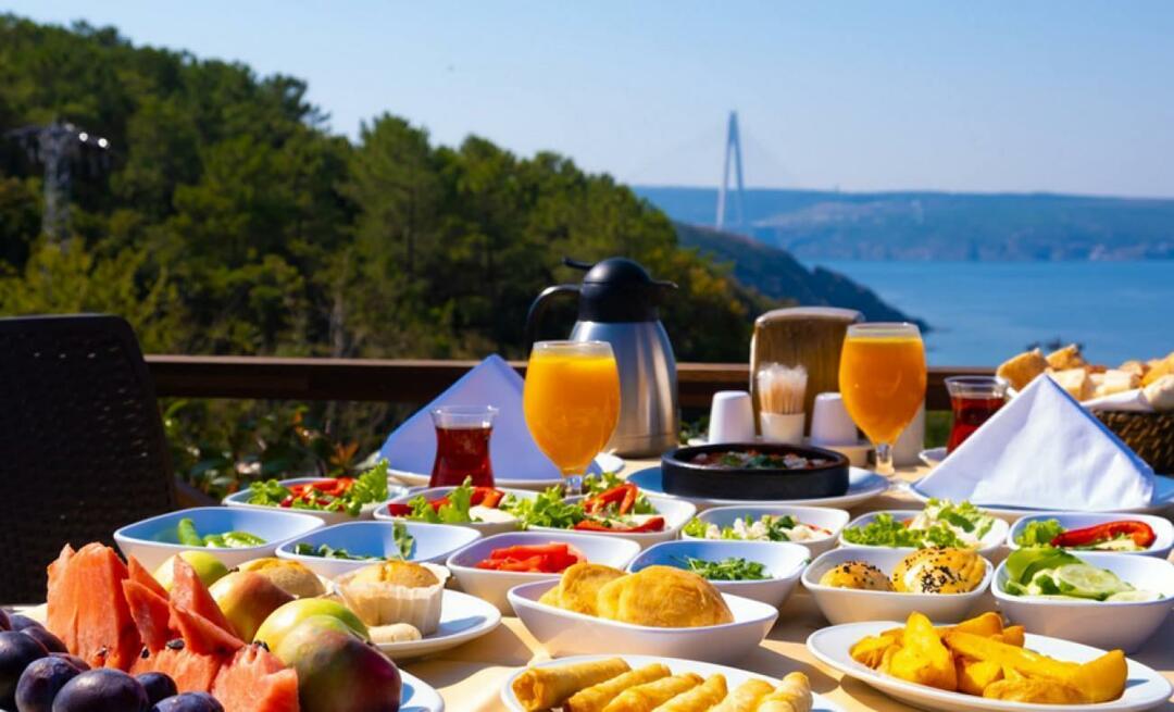 Unde sunt cele mai bune locuri de mic dejun din Istanbul? Unde să ia micul dejun în Istanbul?