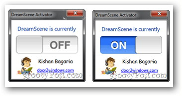 activați activatorul DreamScene