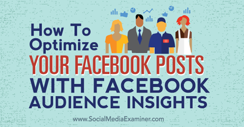 optimizați-vă postările de pe Facebook cu informații despre public
