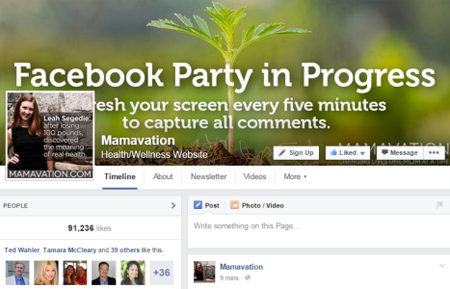 imaginea de copertă a mamavation facebook party