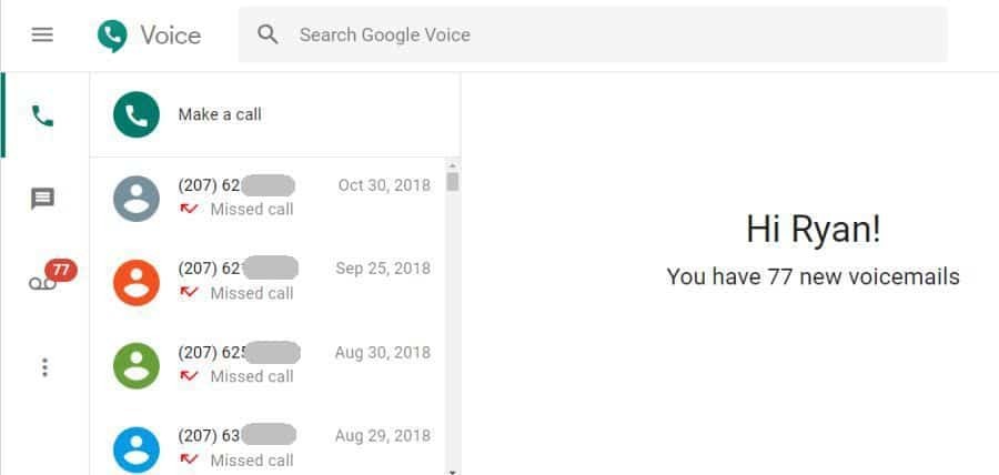 apeluri vocale Google