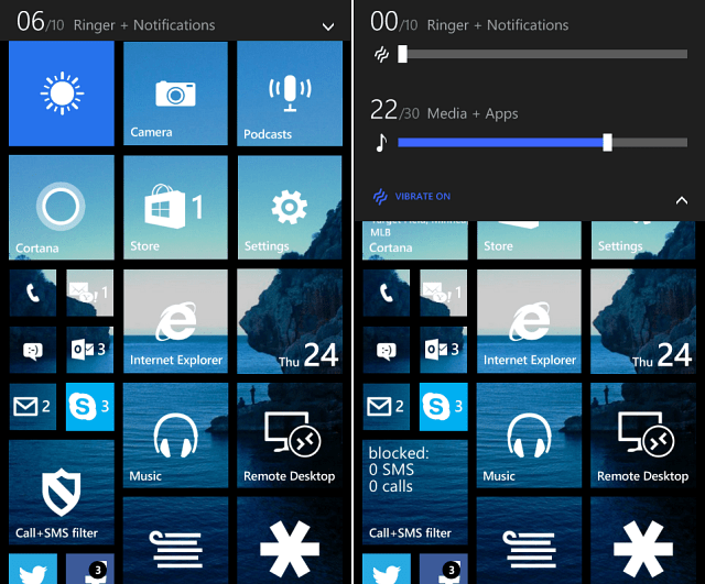 Windows Phone 8.1 Sfat: dezactivați rapid sunetele și alarmele