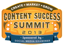 summitul succesului de conținut 2013
