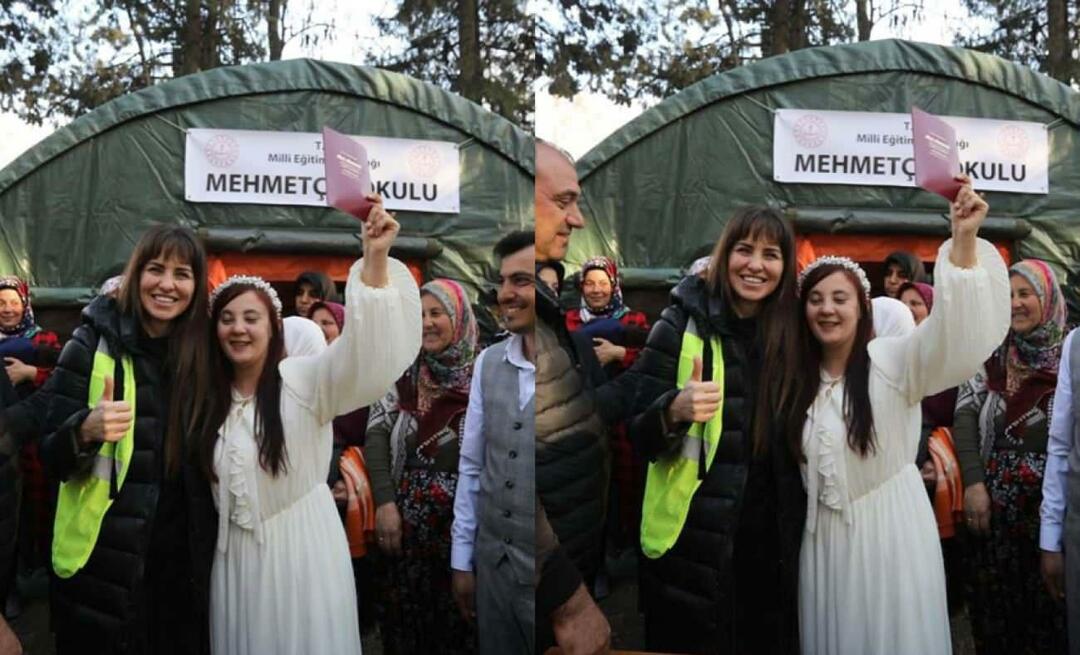 Împărtășire emoțională de la Aslı Tandoğan! Un supraviețuitor al cutremurului a devenit martor la căsătoria unui cuplu