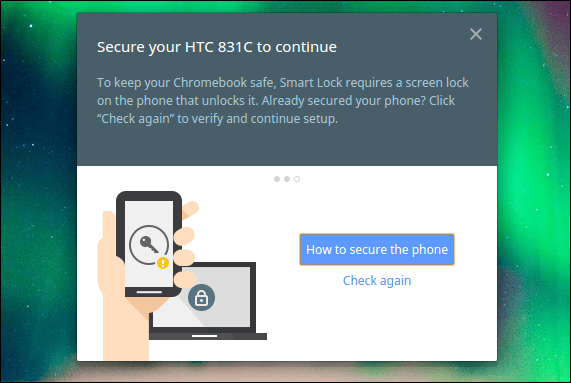 blocare ecran Chromebook