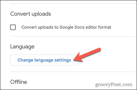 Schimbați setările de limbă în Google Drive