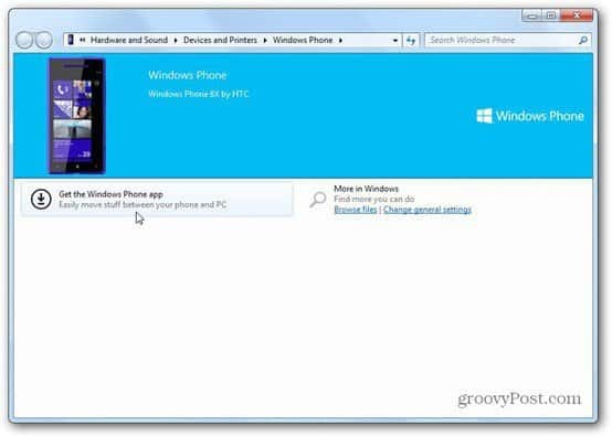 prompt de instalare software pentru Windows Phone 8