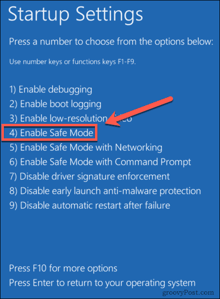 Windows 11 activează modul sigur