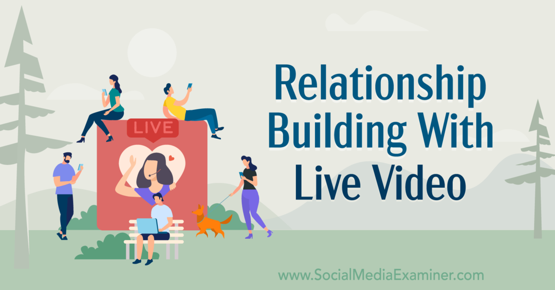 Construirea relațiilor cu videoclipuri live, cu informații de la Melanie Dyann Howe pe podcastul de marketing pe rețelele sociale.